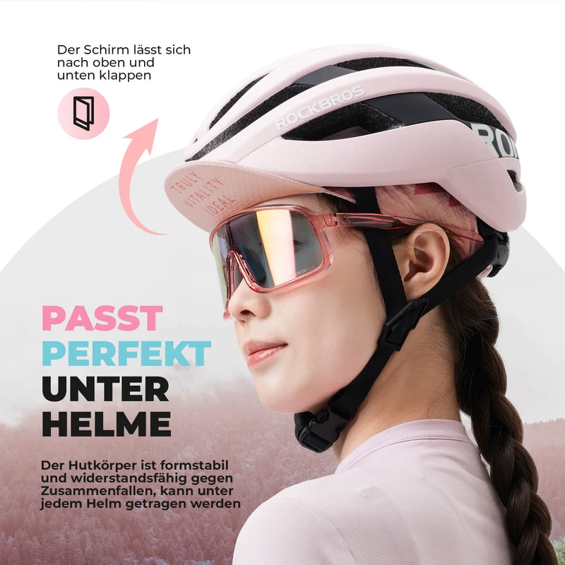 TVI Fahrrad Kappe Sommer Fahrradmütze 8 Farben