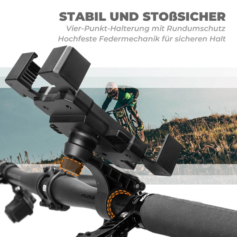 Fahrrad Handyhalterung 360° Drehbar for Handy 4.5~7.2"