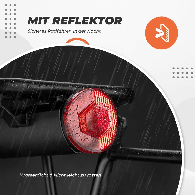ROCKBROS Fahrrad Gepäckträger Verstellbar mit Schnellspanner 반사판