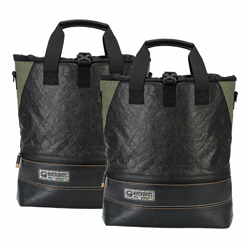 ROAD TO SKY Recycled Tire Bike Panniers - 12L