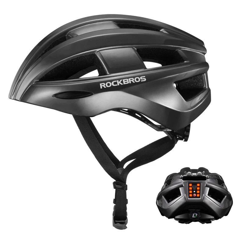 Fahrradhelm mit Rücklicht 55-60cm