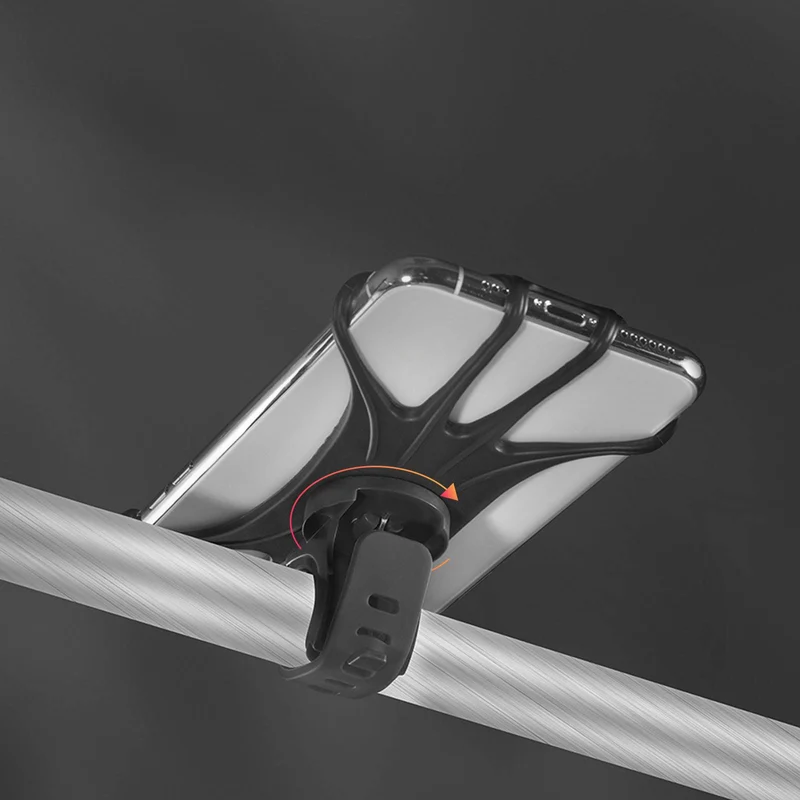 ROCKBROS Handyhalterung aus Silikon 360° Drehbar for Motorrad & Fahrrad