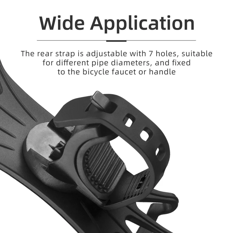 ROCKBROS Handyhalterung aus Silikon 360° Drehbar for Motorrad & Fahrrad