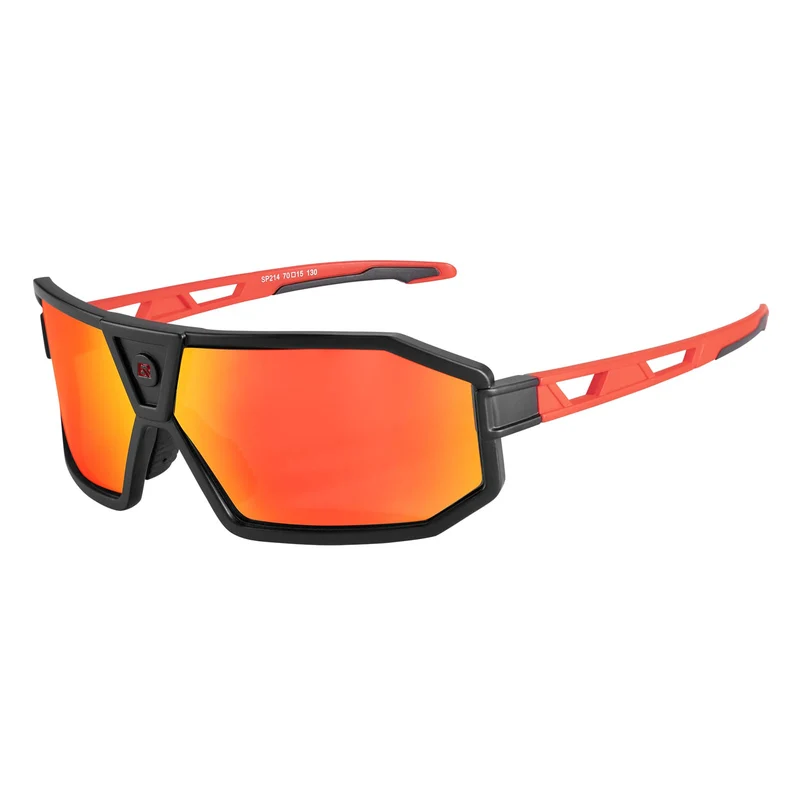 ROCKBROS Polarisierte Sonnenbrille Fahrradbrille 유니섹스 Schwarz-Rot