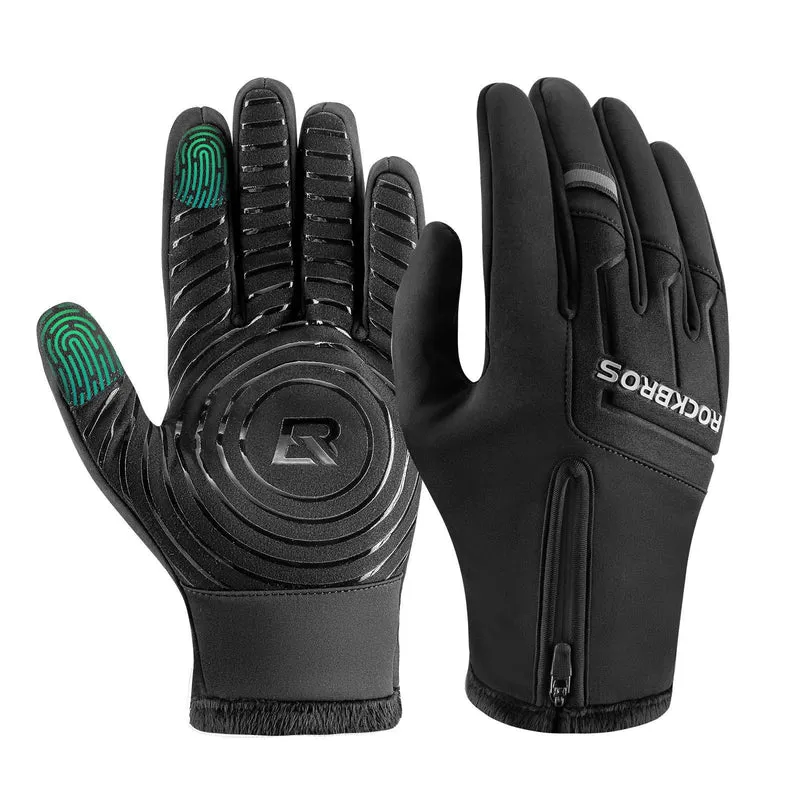 ROCKBROS Fahrradhandschuhe 터치스크린 Warme Winterhandschuhe S-XL