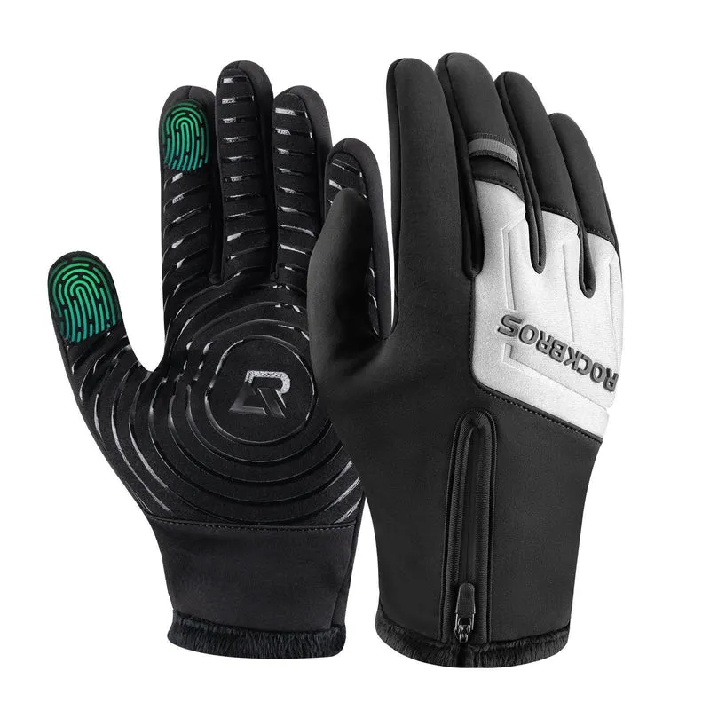 ROCKBROS Fahrradhandschuhe 터치스크린 Warme Winterhandschuhe S-XL