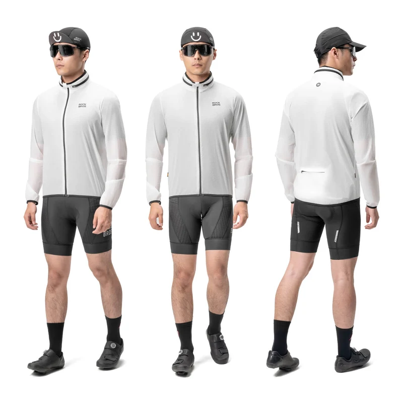 Leichte Fahrradjacke Nachleuchtend Faltbar Sommer Herren/Damen