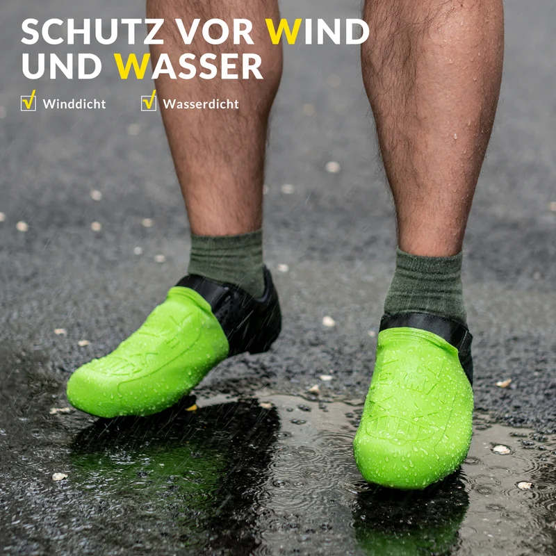 Schuhüberzieher Wasserdichte für Klickschuhe/Rennradschuhe