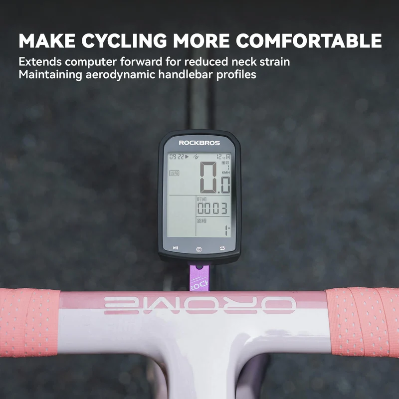 Integrated Handlebar Bike Computer Mount