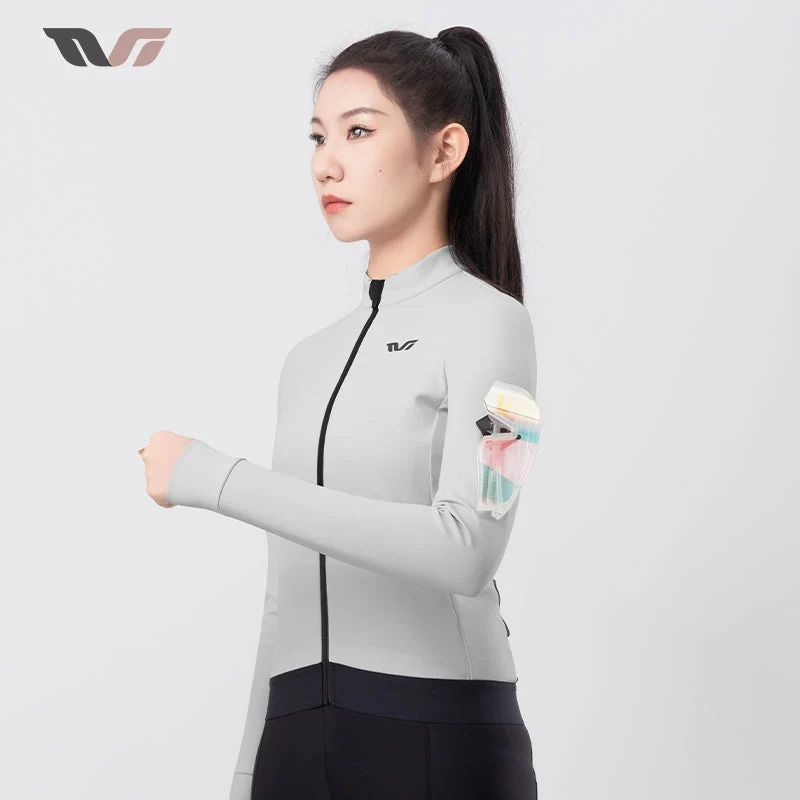 Women's Fleece Cycling Jersey Lightweight