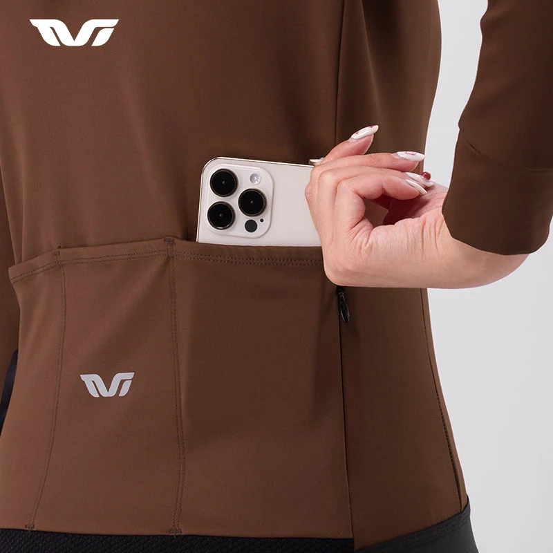 Women's Fleece Cycling Jersey Lightweight