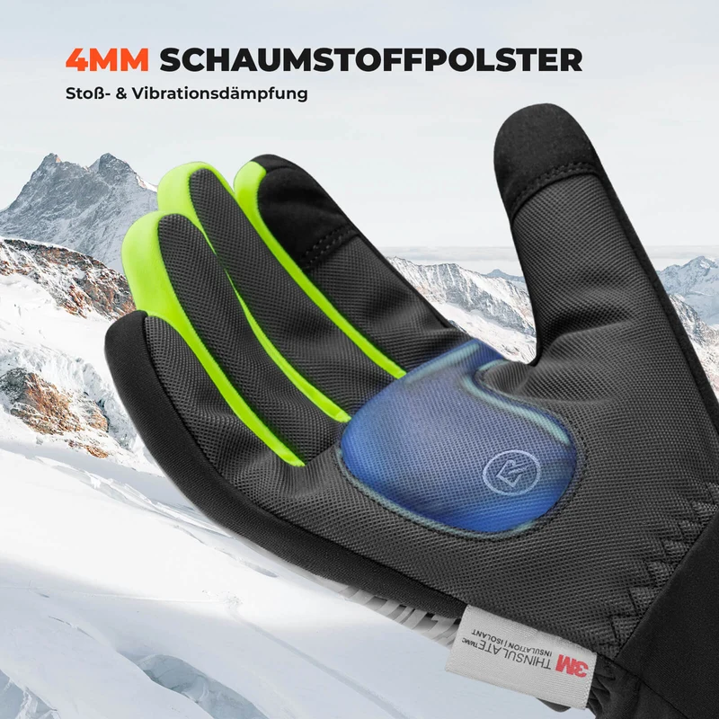Wanter Fahrradhandschuhe Touchscreen Warm Winddicht