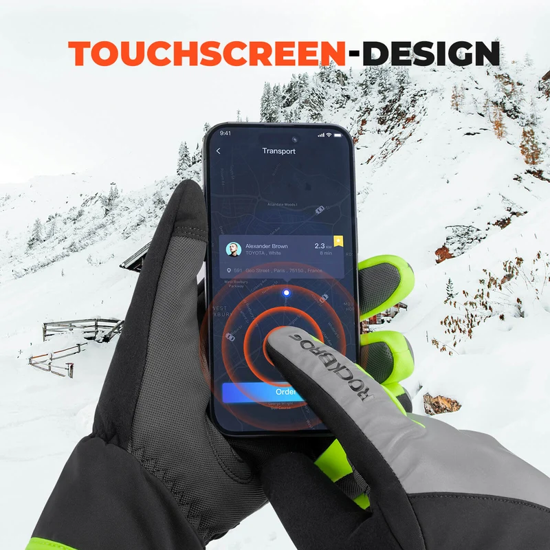Wanter Fahrradhandschuhe Touchscreen Warm Winddicht