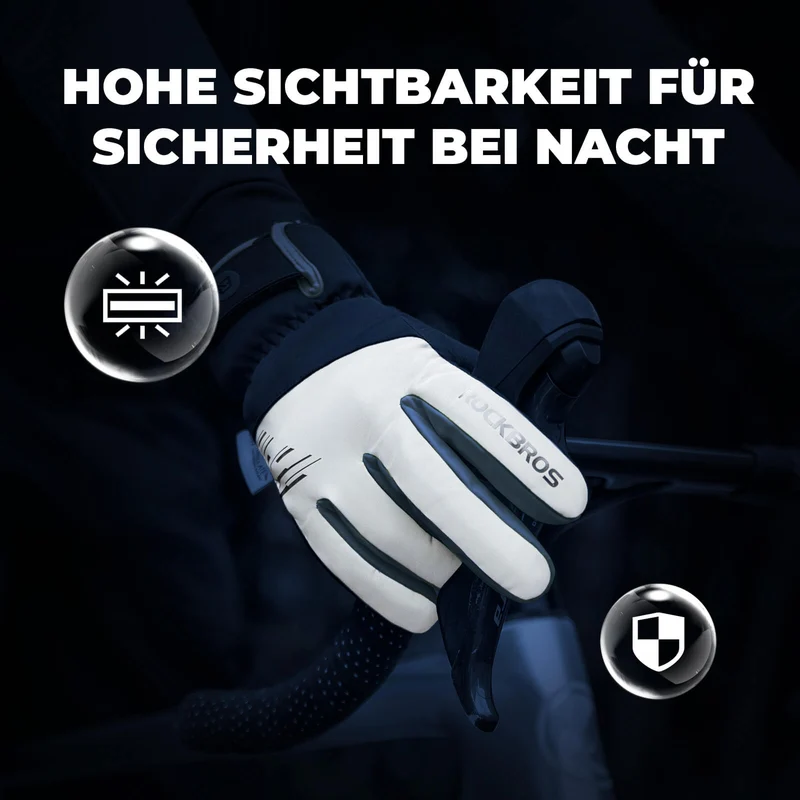 Wanter Fahrradhandschuhe Touchscreen Warm Winddicht