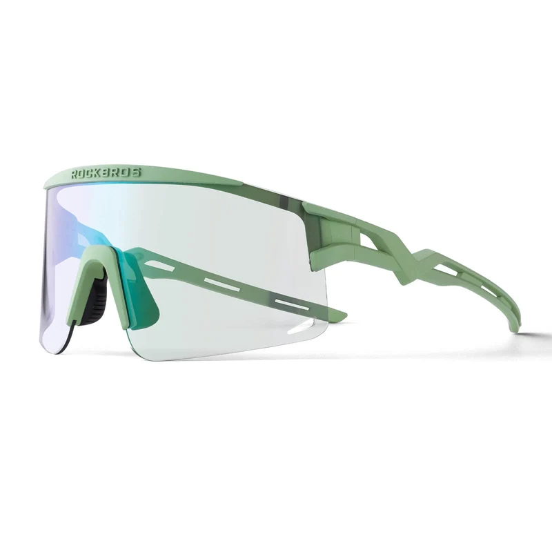 ROCKBROS Fahrradbrille Selbsttönend/Polarisiert Antibeschlag Winddicht UV-Schutz