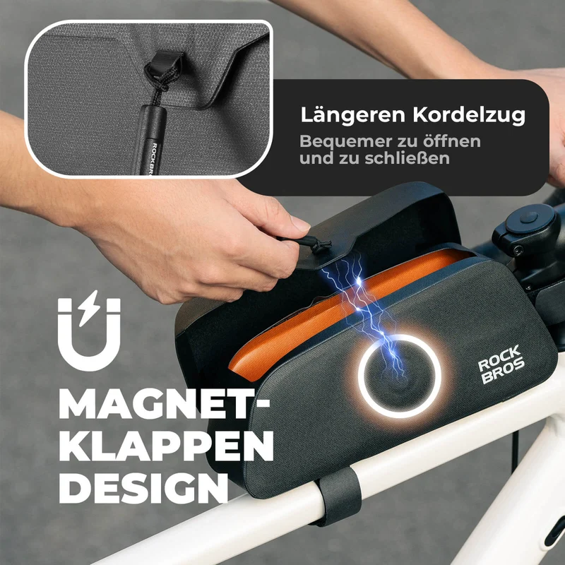 Magnetische Oberrohrtasche 100% 바서디히트