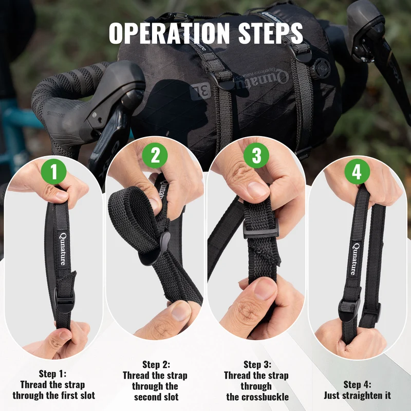 Durable Bicycle Cargo Straps – Wide Compatibility