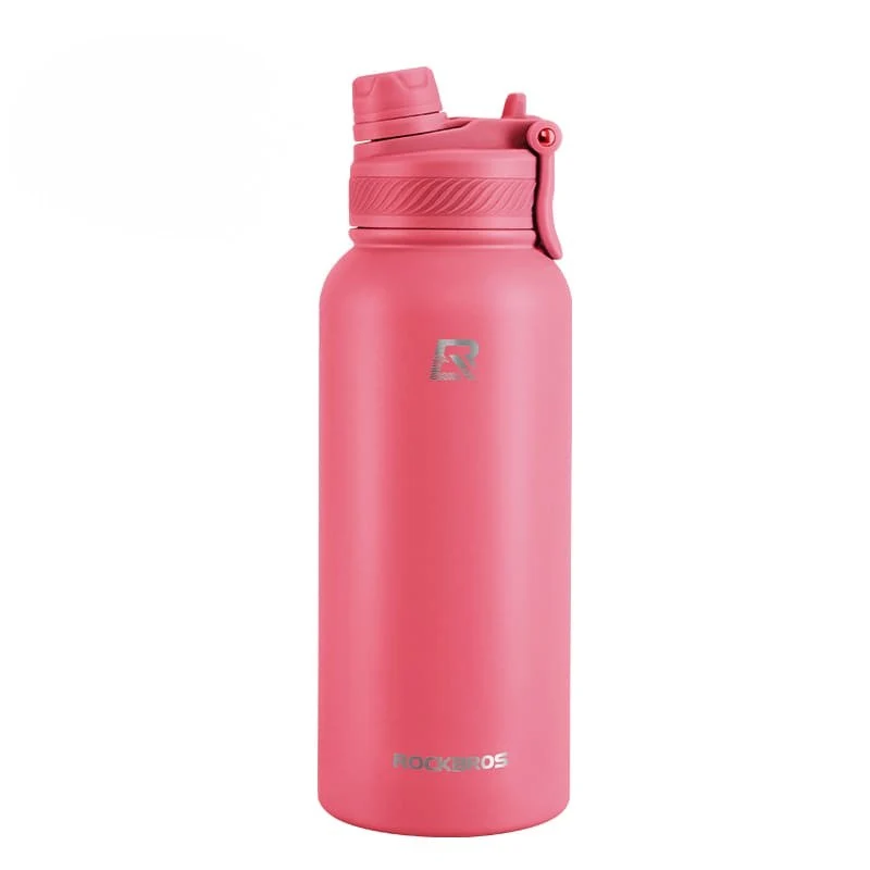 Stainless Steel Insulated Sports Water Bottle with Straw