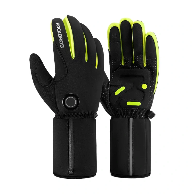 Winter Induction Heated Gloves Warm Windproof