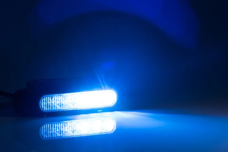 Fristom 6 x LED Warnblinker / Blau