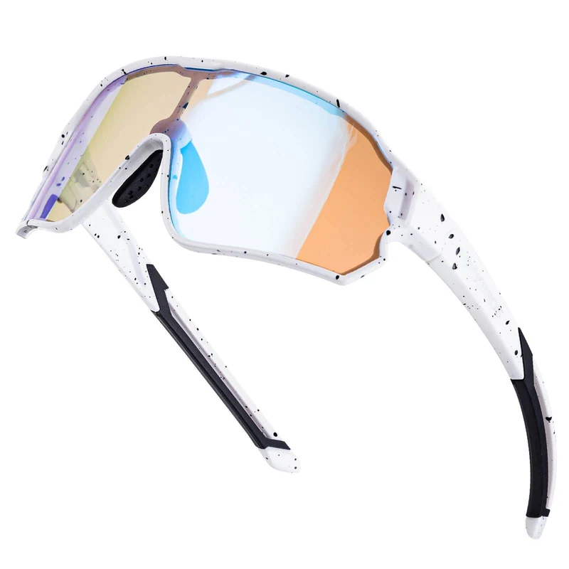 ROCKBROS Kinder Fahrradbrille UV400-Schutz Selbsttönend Sonnenbrille
