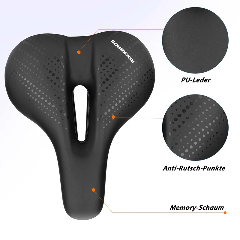 ROCKBROS Fahrradsattel aus Atmungsaktiv hohler 메모리 폼