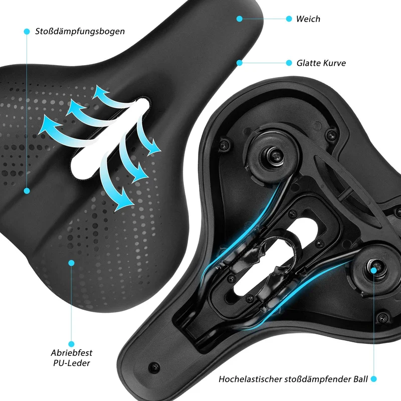 ROCKBROS Fahrradsattel aus Atmungsaktiv hohler 메모리 폼