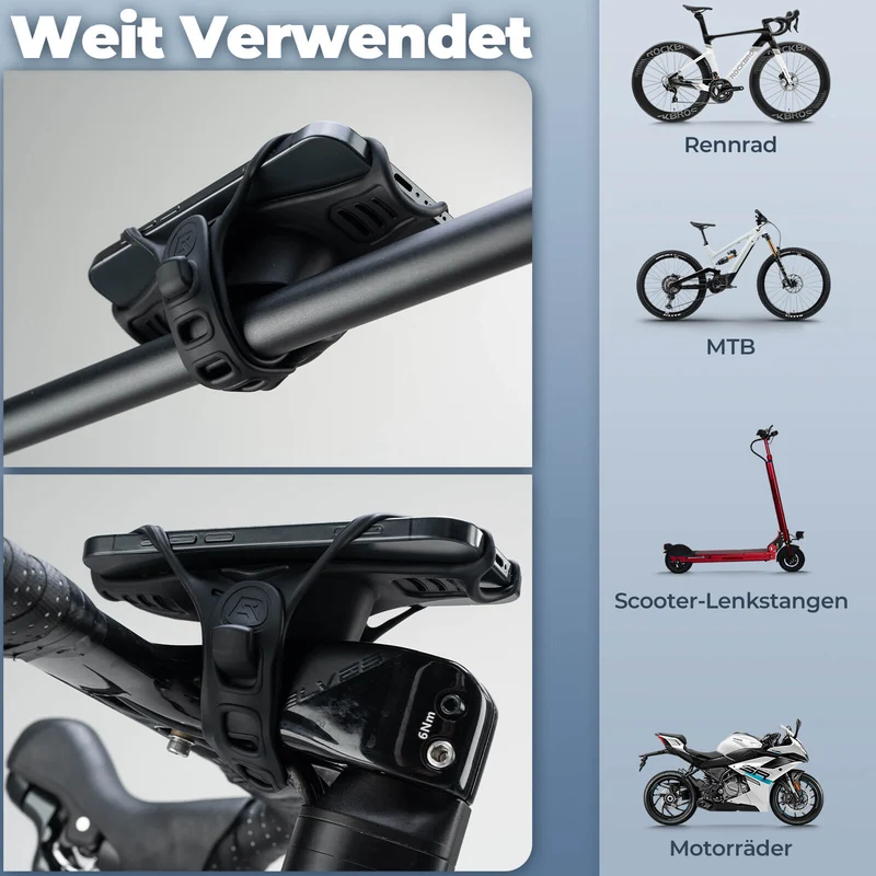 Fahrrad Handyhalterung Handy 4-7''를 위한 유연한 몽타주