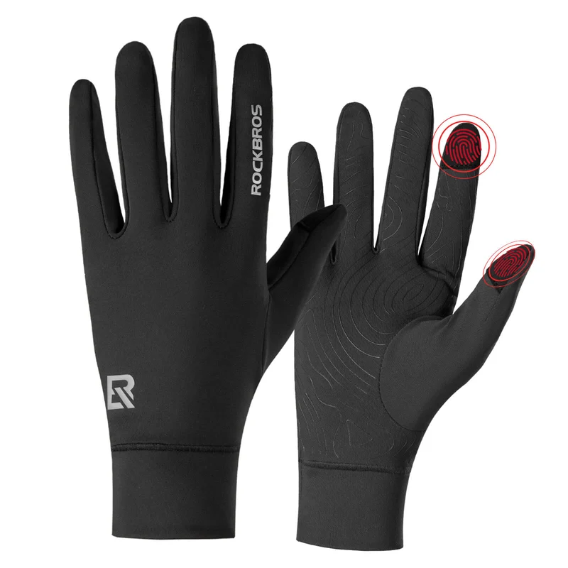ROCKBROS Fahrradhandschuhe Anti-Rutsch 반사판