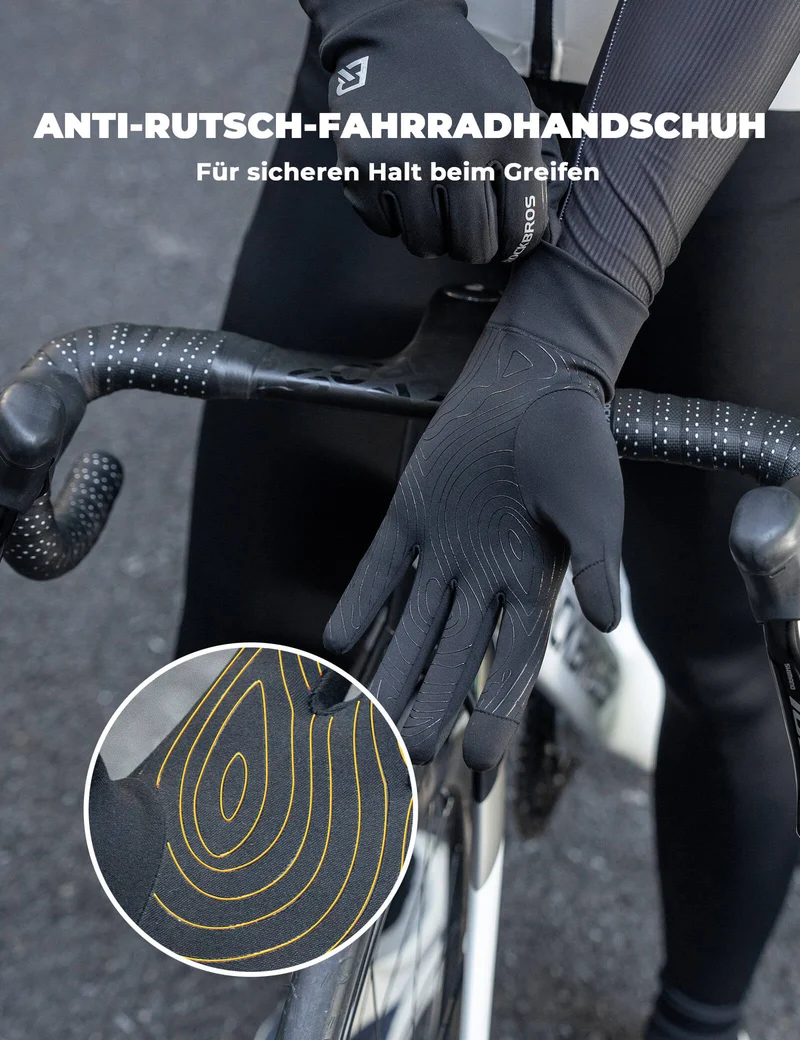 ROCKBROS Fahrradhandschuhe Anti-Rutsch 반사판