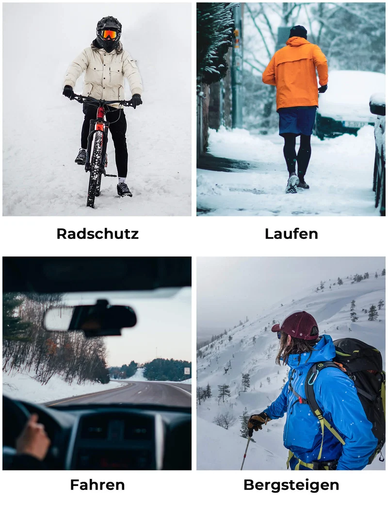 ROCKBROS Fahrradhandschuhe Anti-Rutsch 반사판