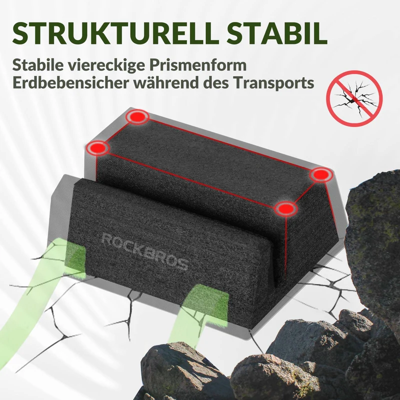 ROCKBROS Fahrrad Kettenradgarnitur Schutzpolster Fahrradzubehör Universal