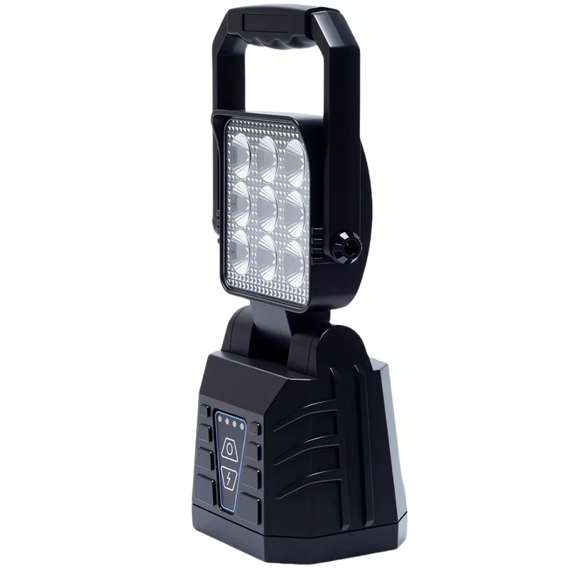 Wiederaufladbare LED-Arbeitsleuchte mit Stroboskopfunktion