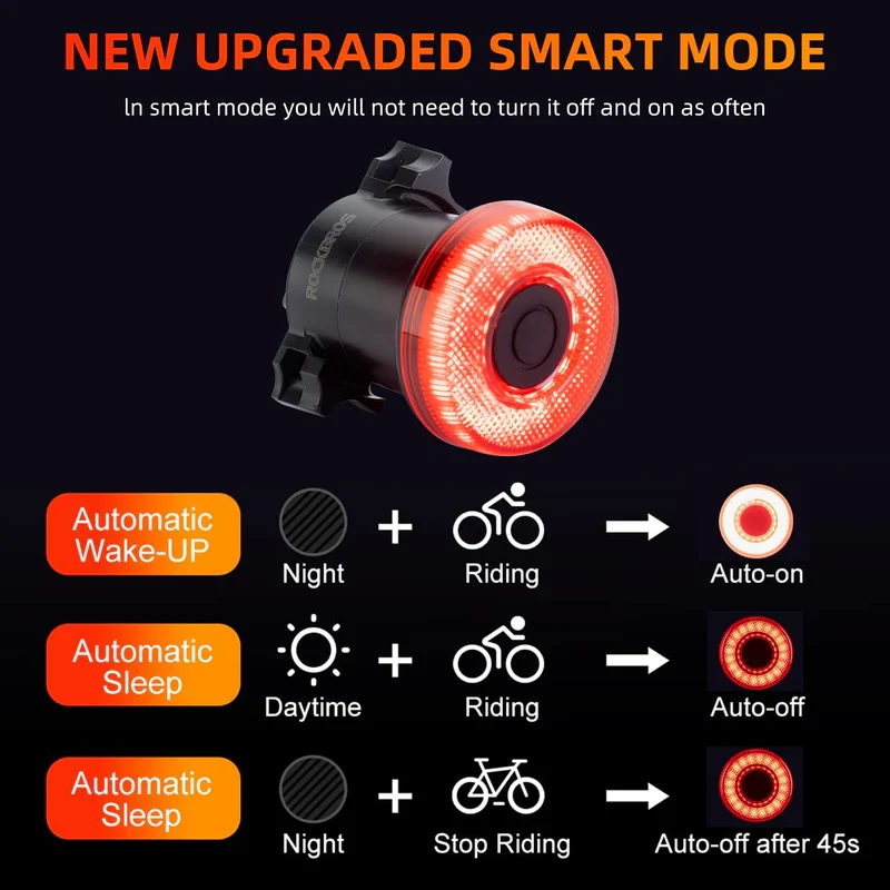 Smart Brake-Sensing Bike Tail Light