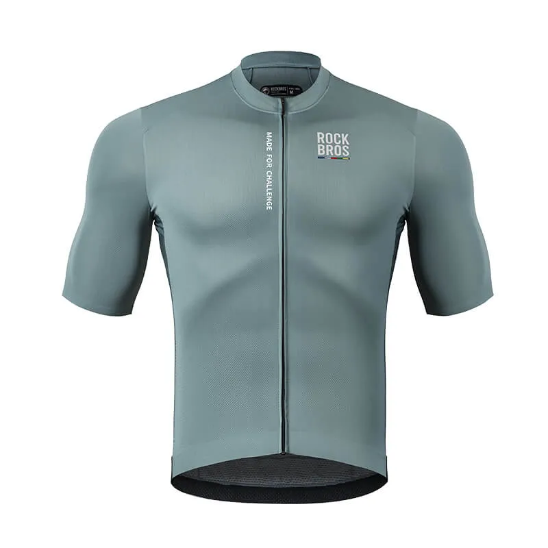 ROAD TO SKY Herren Kurzarm-Radtrikot Jersey fir MTB & Rennrad