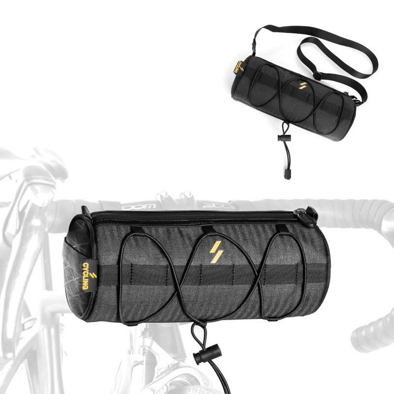 MTB, Rennrad, Gravel 및 E-Bike용 Lenkertasche 2,1L mit Schultergurt