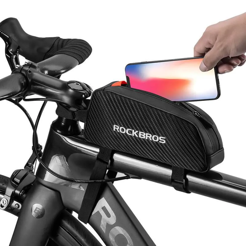 ROCKBROS Wasserdichte Rahmentasche Oberrohrtasche 슈바르츠 1L