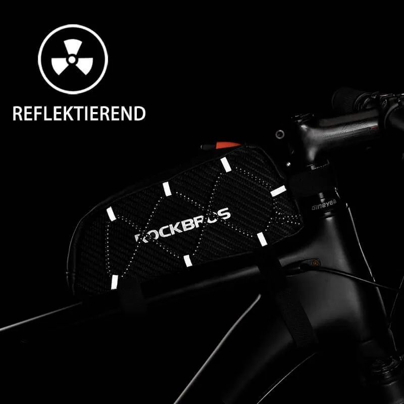 ROCKBROS Wasserdichte Rahmentasche Oberrohrtasche 슈바르츠 1L
