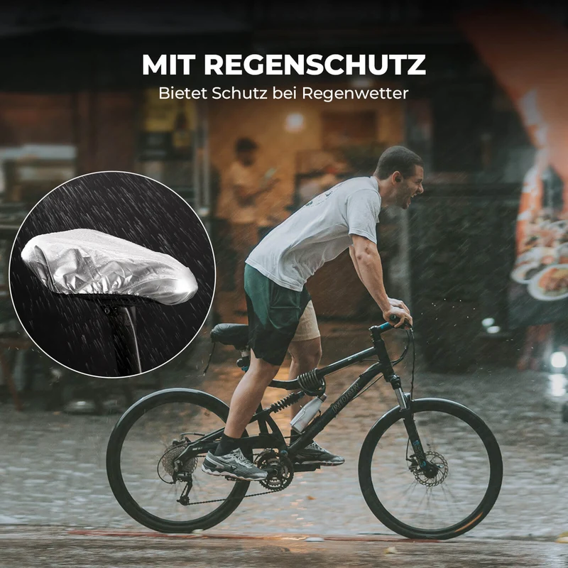 Fahrrad Aufblasbarer Sattelbezug Gepolstert mit Überzug