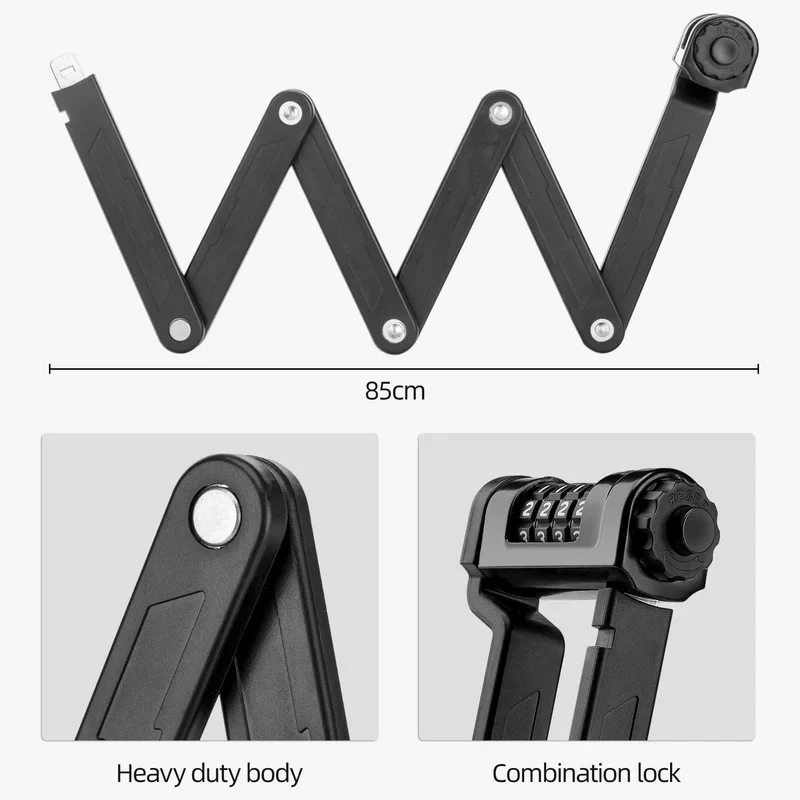 Folding Bike Lock with Password