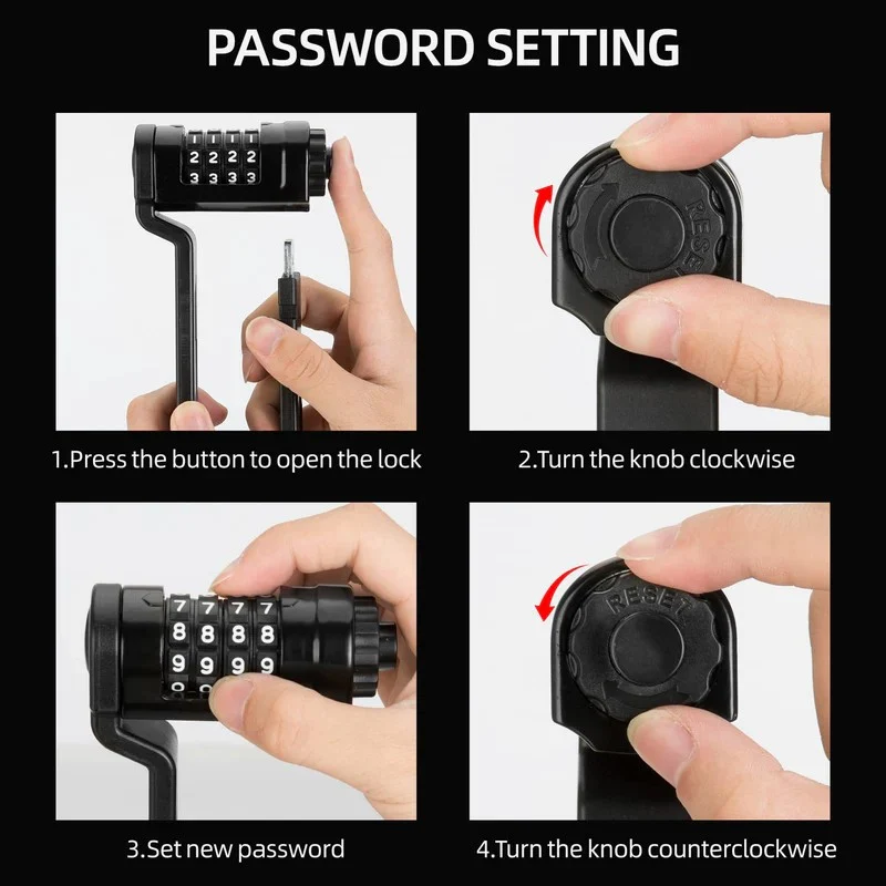 Folding Bike Lock with Password