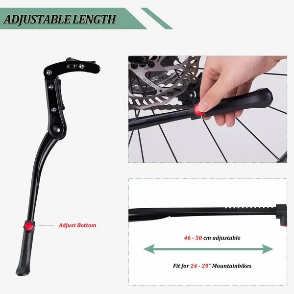 Adjustable Bike Kickstand 24-29 Inch