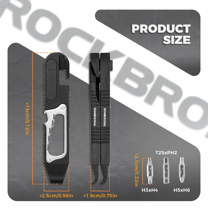 Ratchet Bike Tire Lever Set
