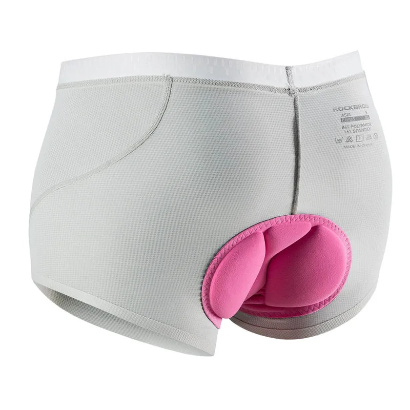 ROCKBROS Damen Radunterhose mit 3D Gepolsterte Radlerhose Atmungsaktiv