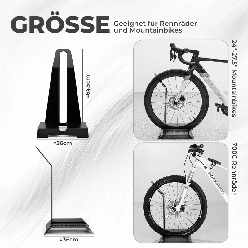 24–27,5 Zoll MTB 및 700C Rennräder를 위한 Fahrradständer