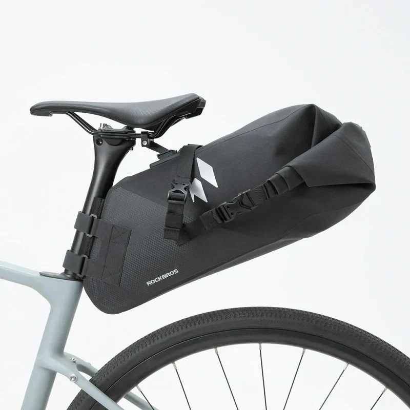 RideMate Waterproof Bike Tail Bag - 13L
