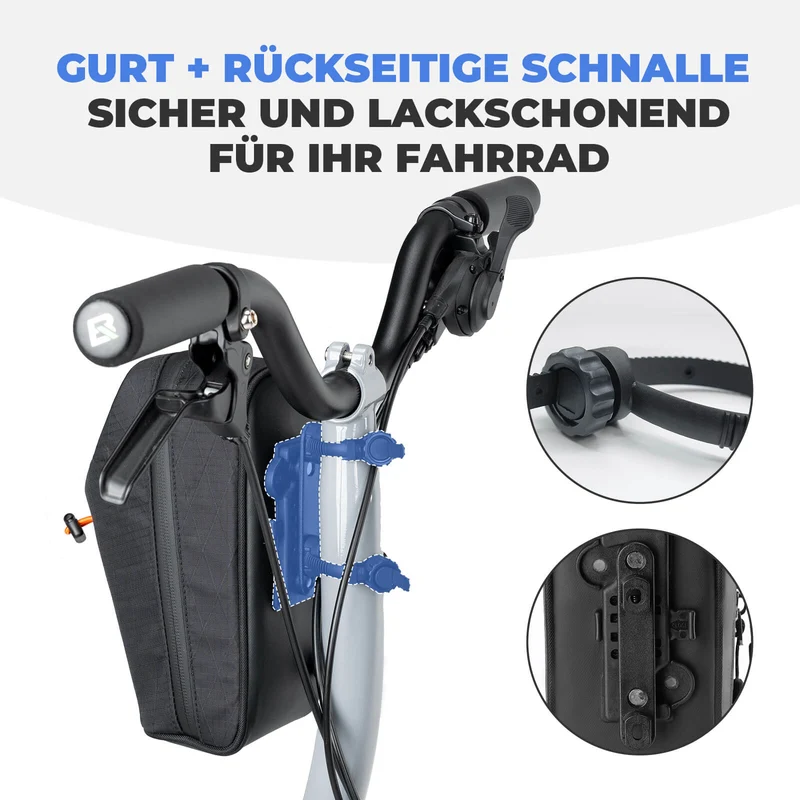 Lenkertasche Wasserflaschentasche 1.5L for Trinkflaschen Ø7 cm