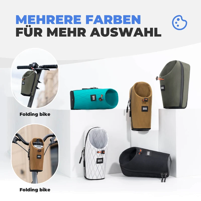 Lenkertasche Wasserflaschentasche 1.5L for Trinkflaschen Ø7 cm
