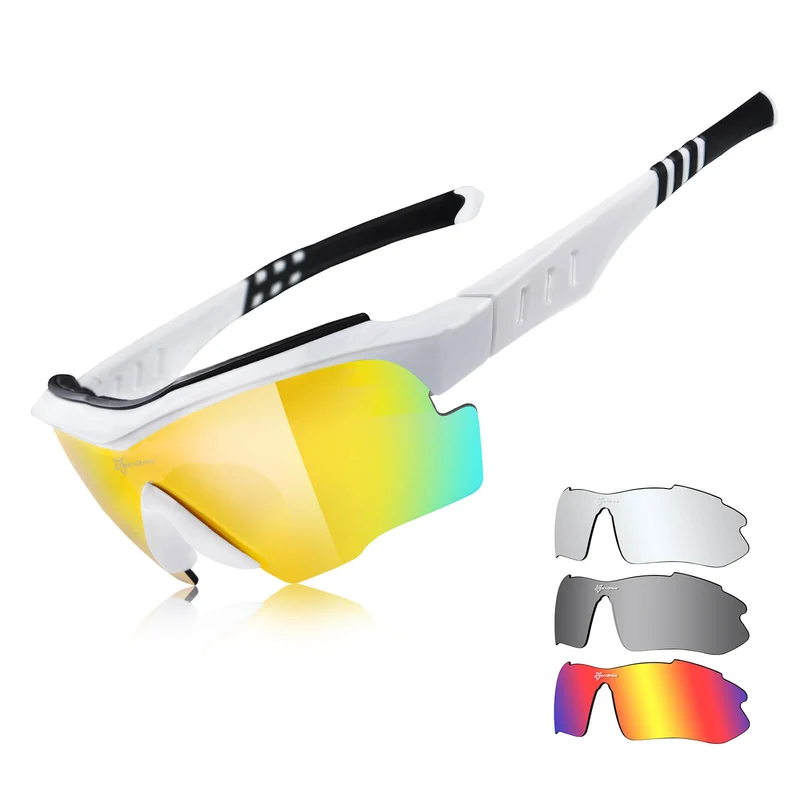 Polarisierte Fahrradbrille mit wechselbaren Gläsern UV-Schutz 남여 공용