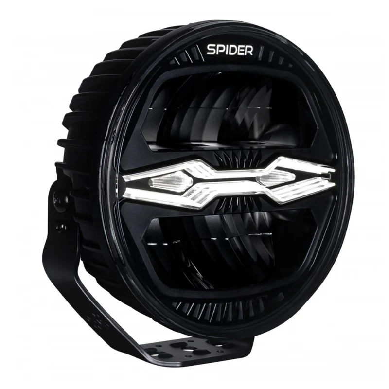 X-Spider Ninja Rundscheinwerfer mit weißem Tagfahrlicht und Stroboskop / 9"